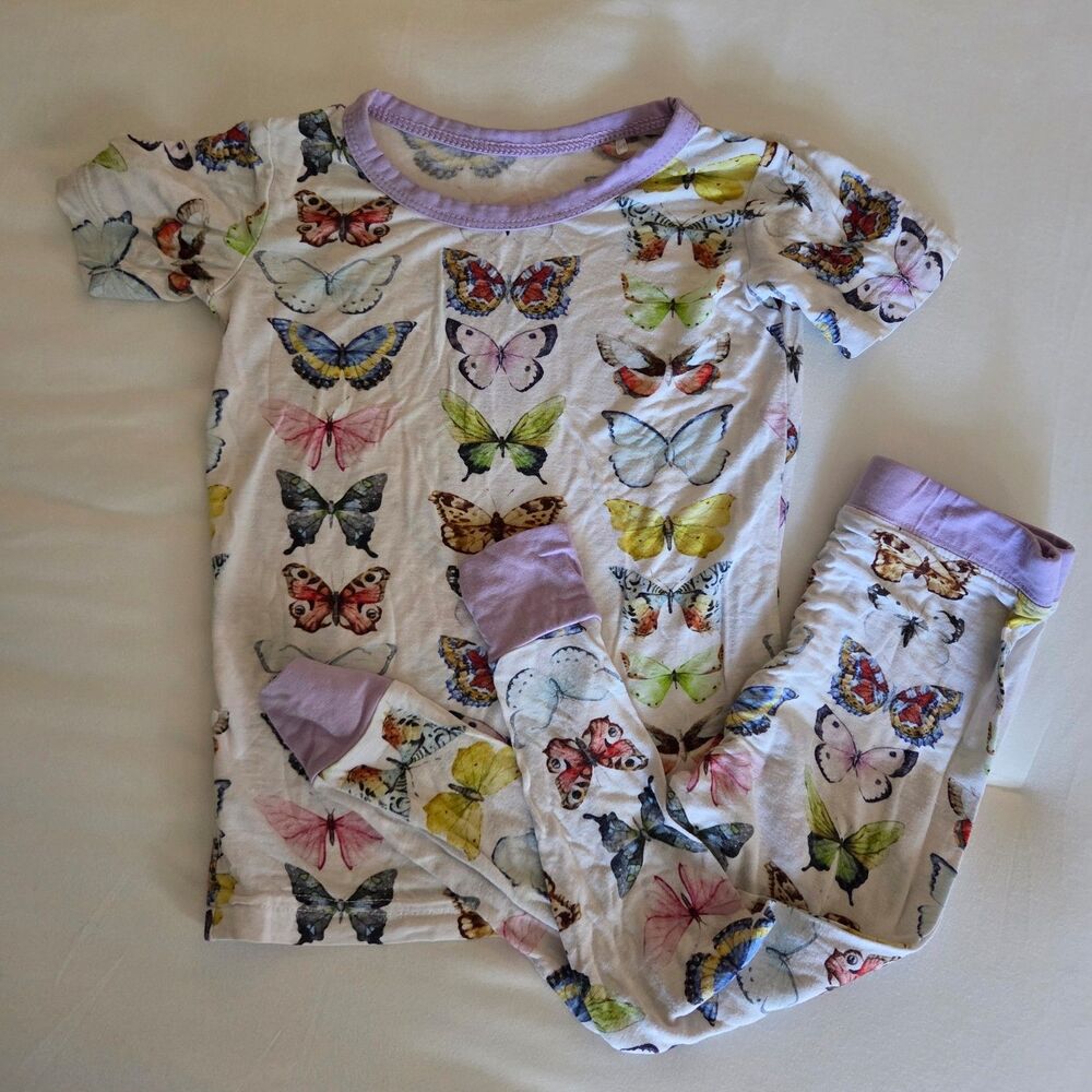 Little Sleepies OG Butterflies 2 piece SS/P size 12-18m